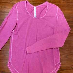 pink lululemon long sleeve